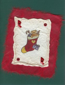 Christmas Stocking handmade card