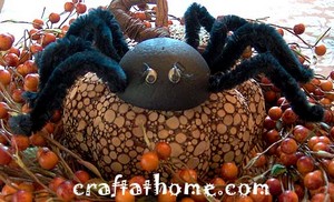 styrofoam ball spiders