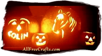 horse silhouette pumpkin