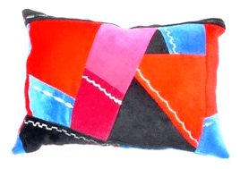 crazy quilt pillow