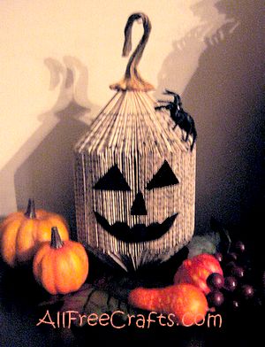 Paperback Book Pumpkin