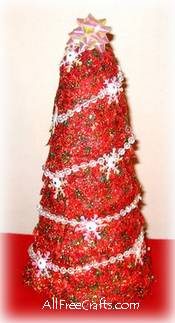 styrofoam ribbon tree