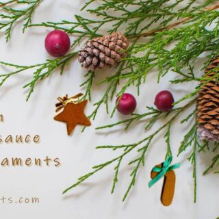 cinnamon applesauce ornaments banner