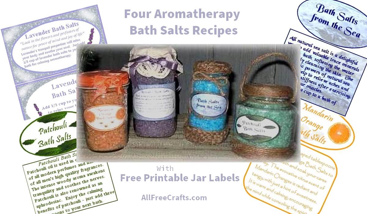 aromatherapy bath salts