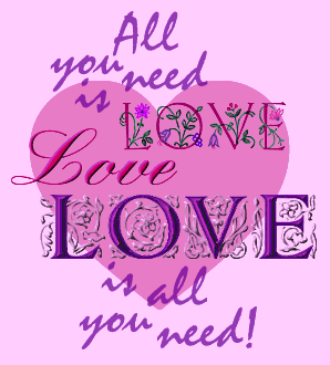 all you need is love graphic