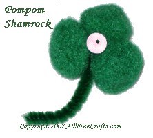 pompom shamrock