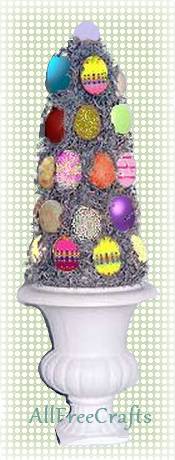 Easter egg topiary