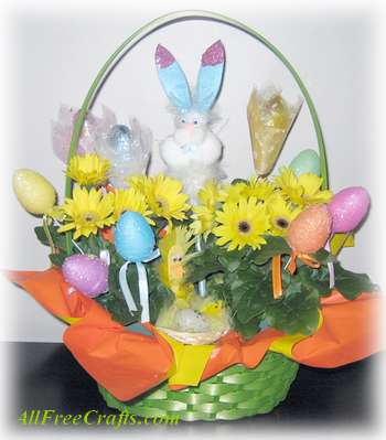 daisy easter basket