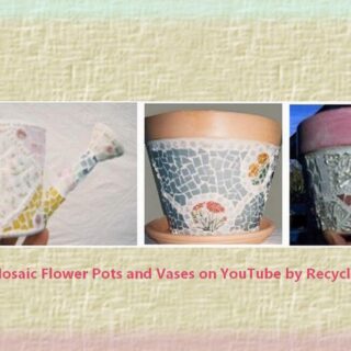 mosaic pots and vases