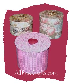 recycled ribbon spool boxes