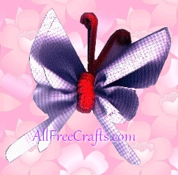 scrap ribbon butterflies