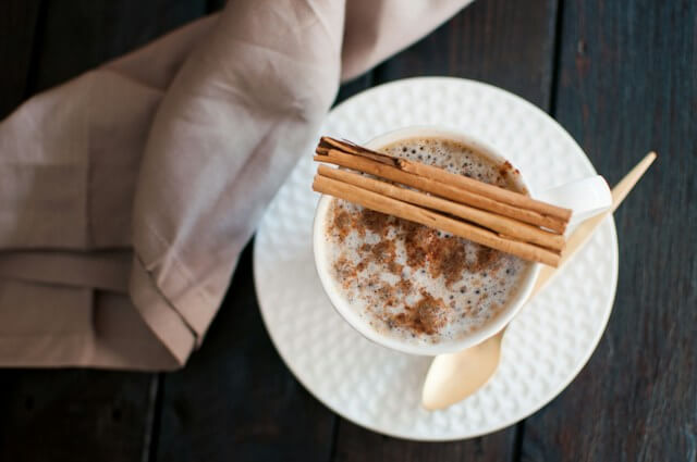 coffee with cinnamon