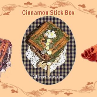 homemade cinnamon stick box