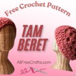 free crochet pattern to make a tam beret hat