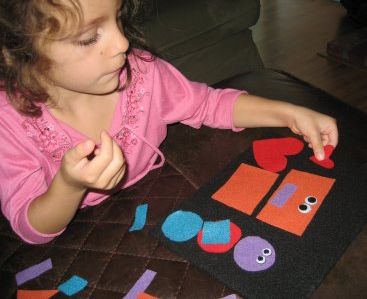 felt board and felt shapes