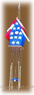 bird house wind chime