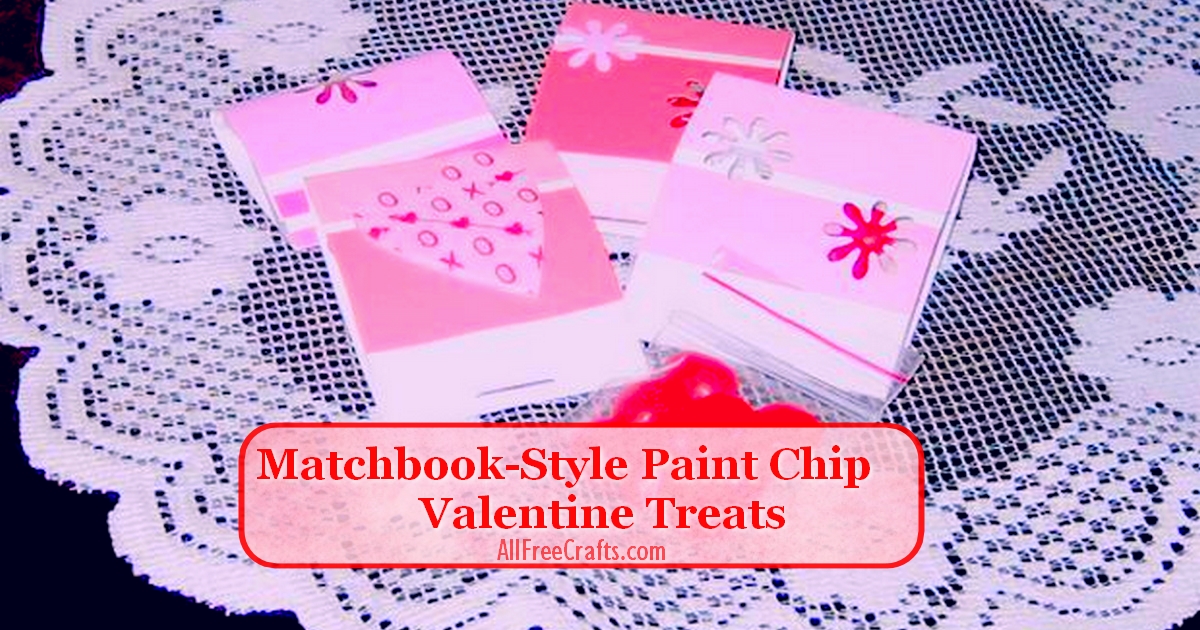 paint-chip Matchbox-style Valentine treats