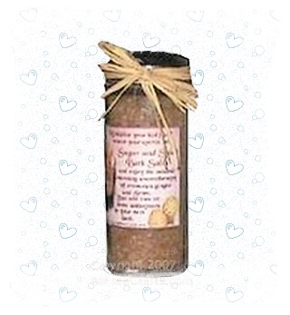 homemade sugar and spice bath salts