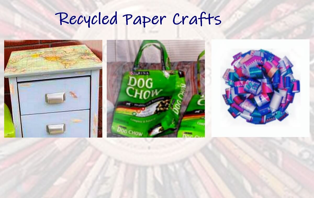 recycled paper craft ideas