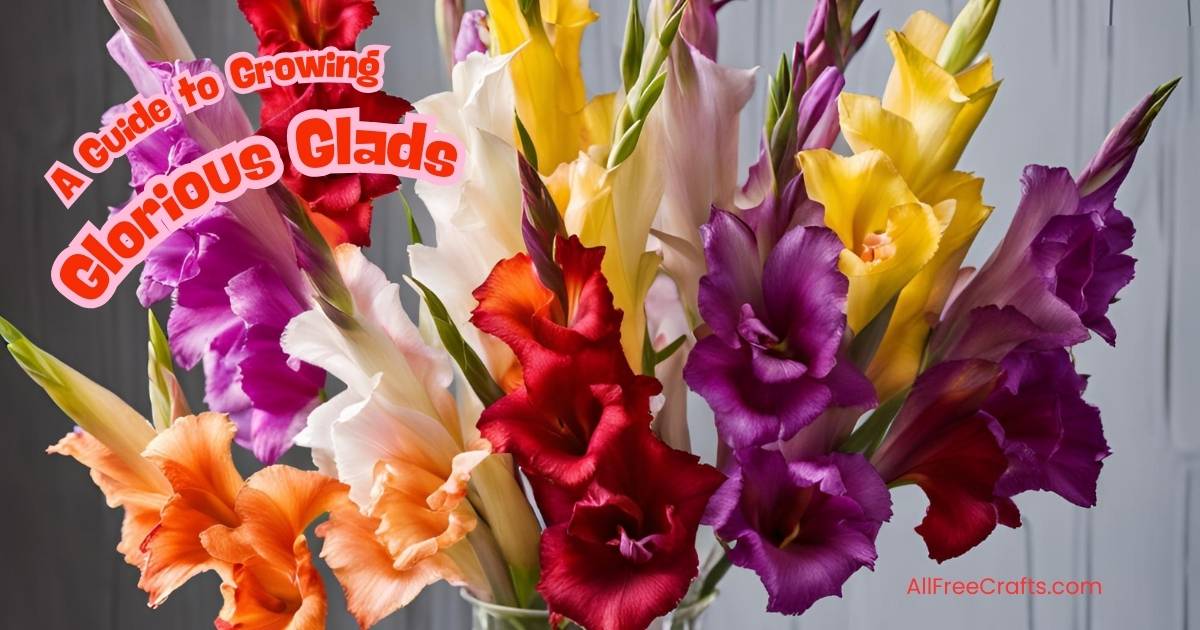 a guide to growing glorious glads in the garden