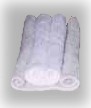 rolled washcloths